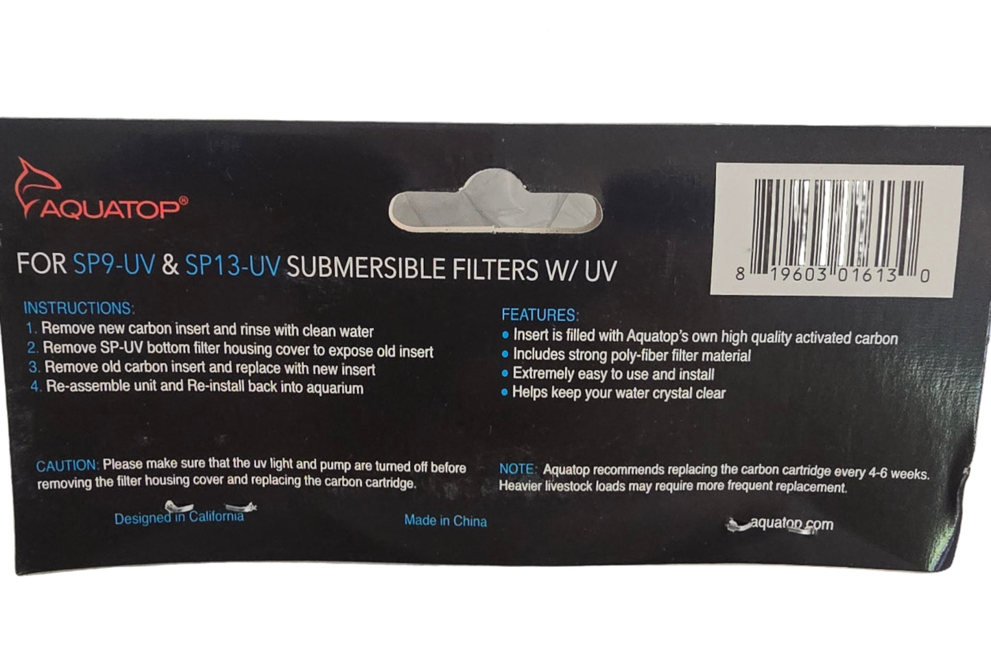 A description of replacement filters
