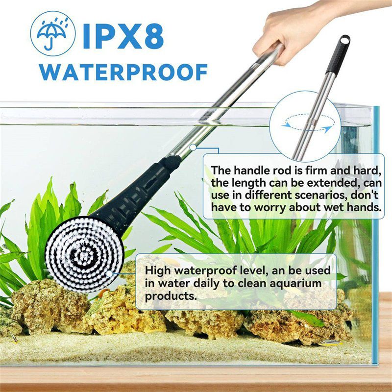 Hygger 6 in 1 Electric Aquarium Cleaning brush