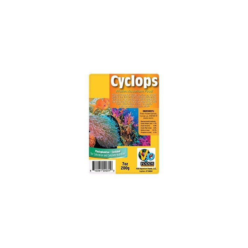 V2O Cyclops Frozen Food 100g, Blister (Local Sales Only) – Keepin' it Reef
