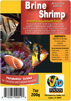 V2O, Brine Shrimp, 100g (Local Sales Only)