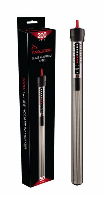 AQUATOP, GH-200W 200 Watt Aquarium Submersible Glass Heater - Keepin' it Reef
