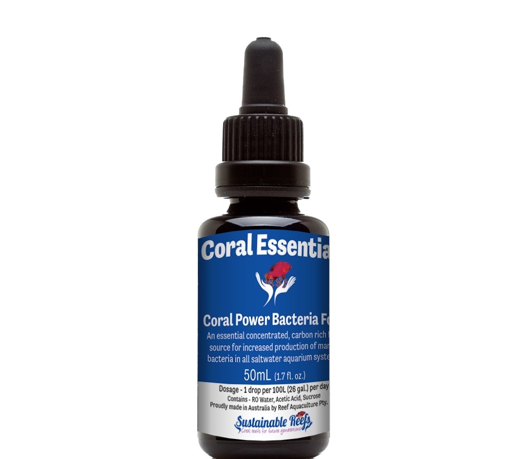 Coral Essentials, Coral Power, Bacteria Food, 50ML - Keepin' it Reef