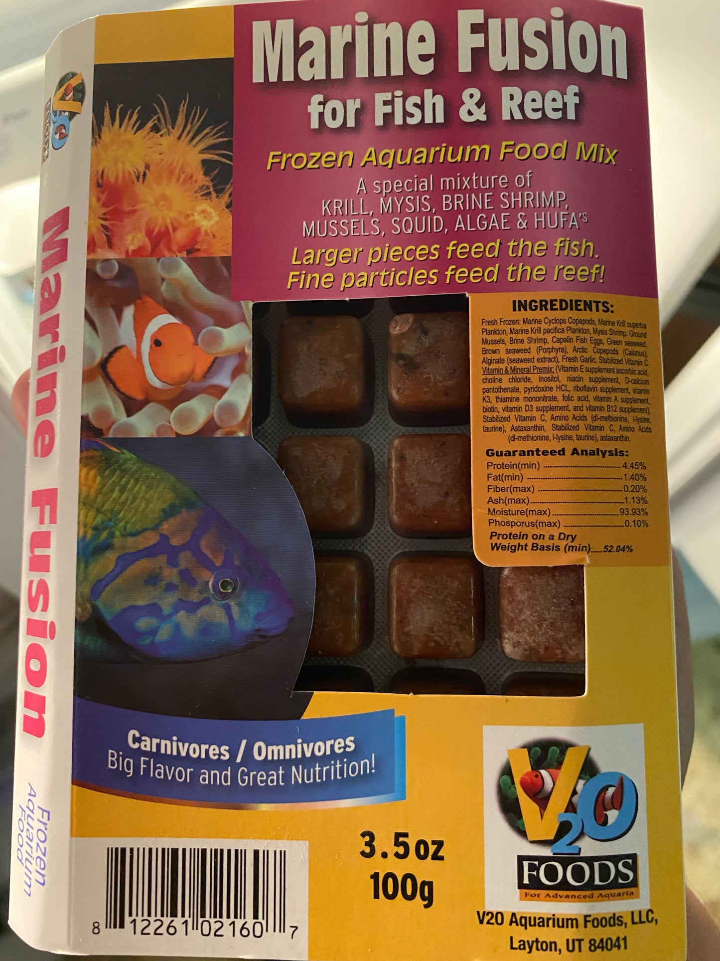 V2O, Marine Fusion, 100G, Frozen Food (Local Sales Only)