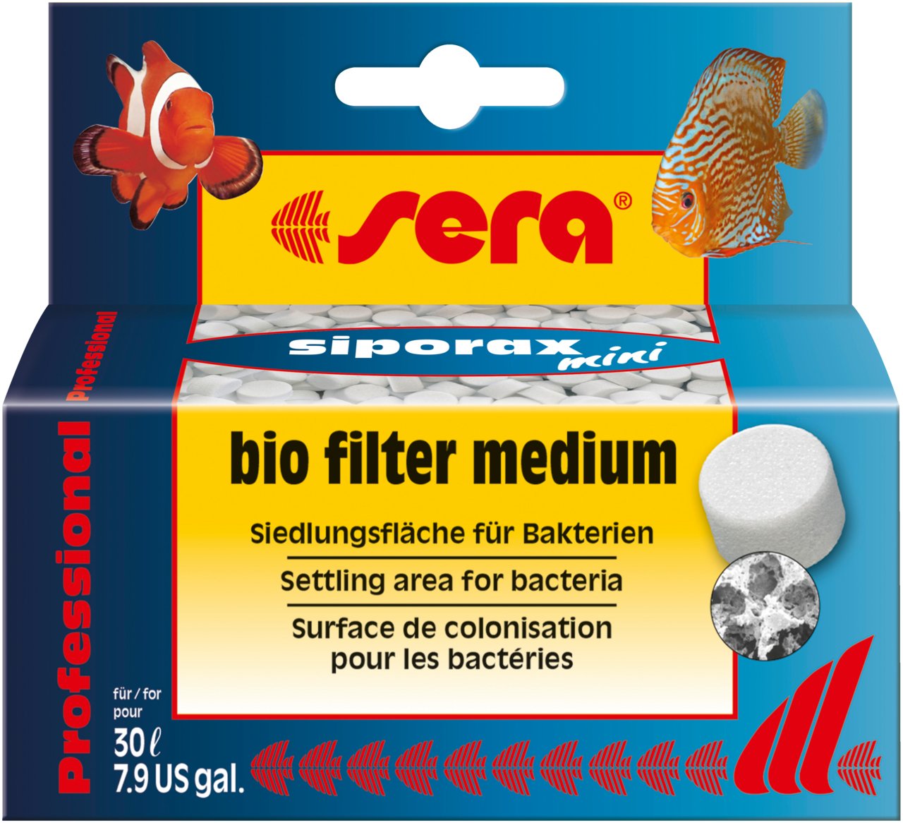 Sera Siporax Mini Professional bio media, 1.2oz - Keepin' it Reef