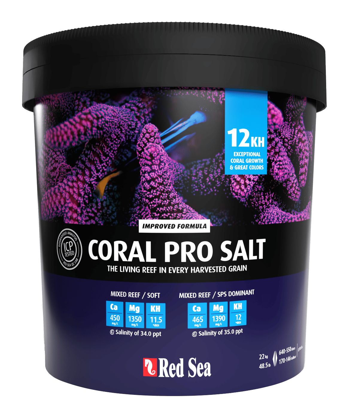 Red Sea Coral Pro Salt 55g mix bucket