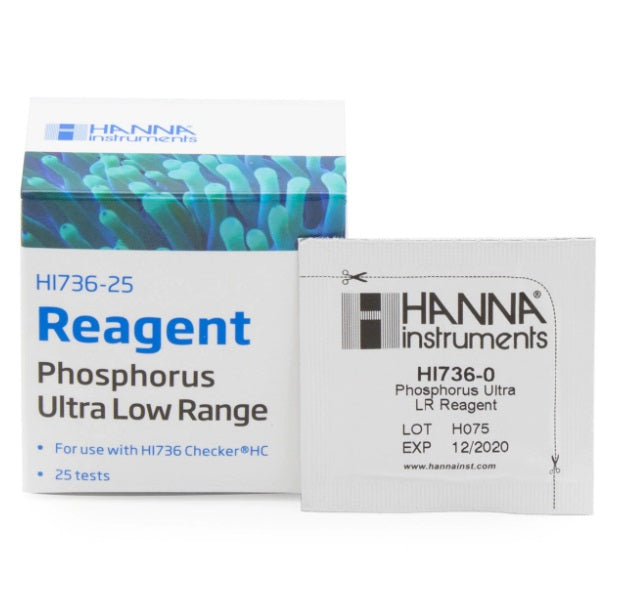 Phosphorus Ultra Low Range Checker Reagents 25 Tests, Hanna