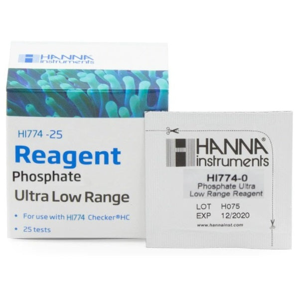 Phosphate Ultra Low Range Checker HC Reagents, 25 Tests, Hanna