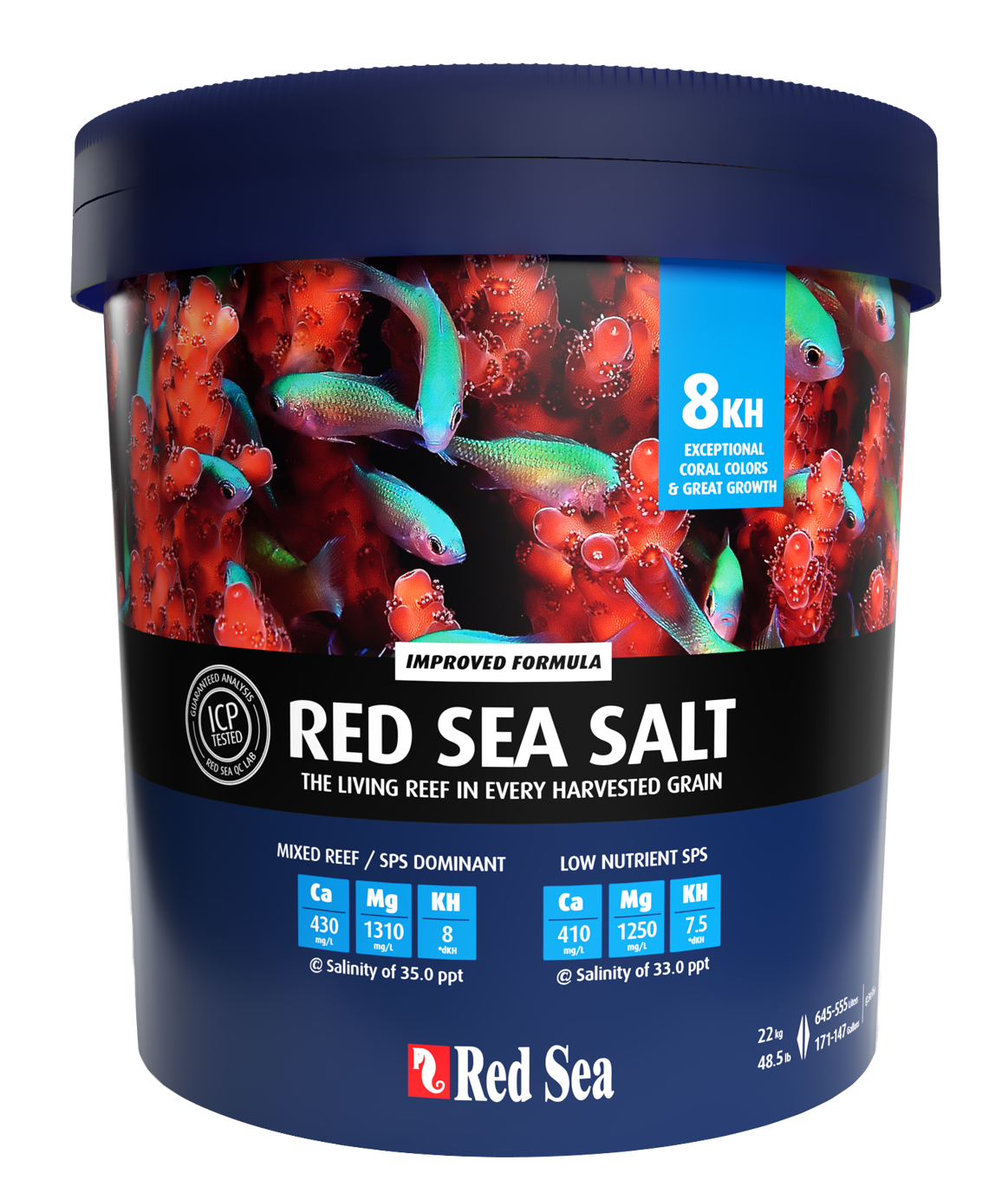 Red Sea Salt 55g mix bucket.