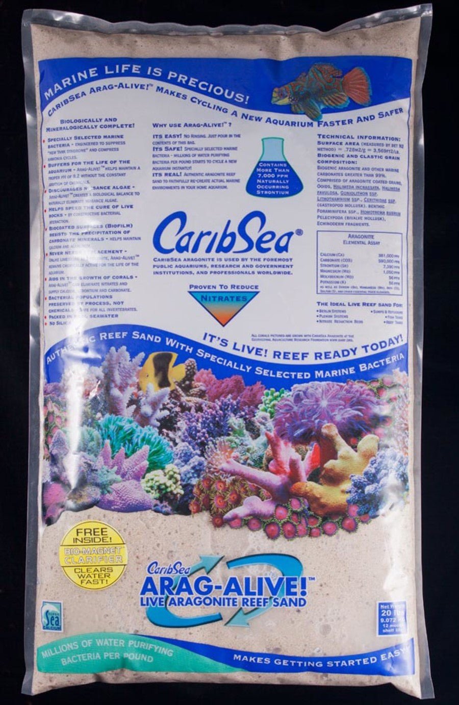 CaribSea Arag-Alive, Aquarium Sand - Keepin' it Reef