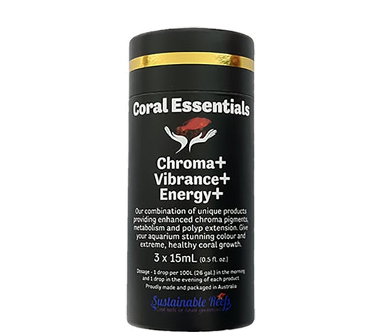 Coral Essentials Nano, Black Label, Chroma+, Vibrance+, Energy+ - Keepin' it Reef