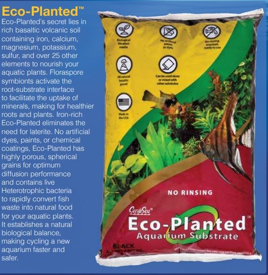 Eco-Planted Black, 20lb, by CaribSea - Keepin' it Reef