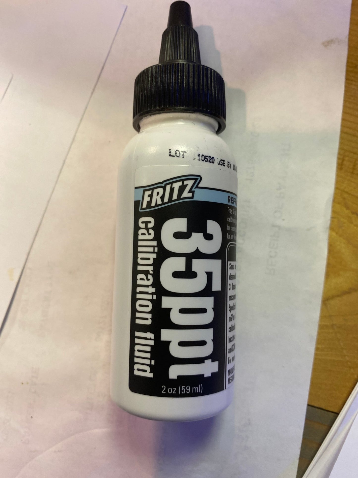 Fritz, 35 PPT Calibration Fluid, 2oz - Keepin' it Reef
