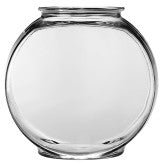 Glass Fish Bowl, Drum Style, 1 Gallon - Keepin' it Reef