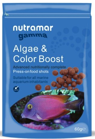 Nutramar Marine Algae & Color Boost Shots 12mm/60g - Keepin' it Reef