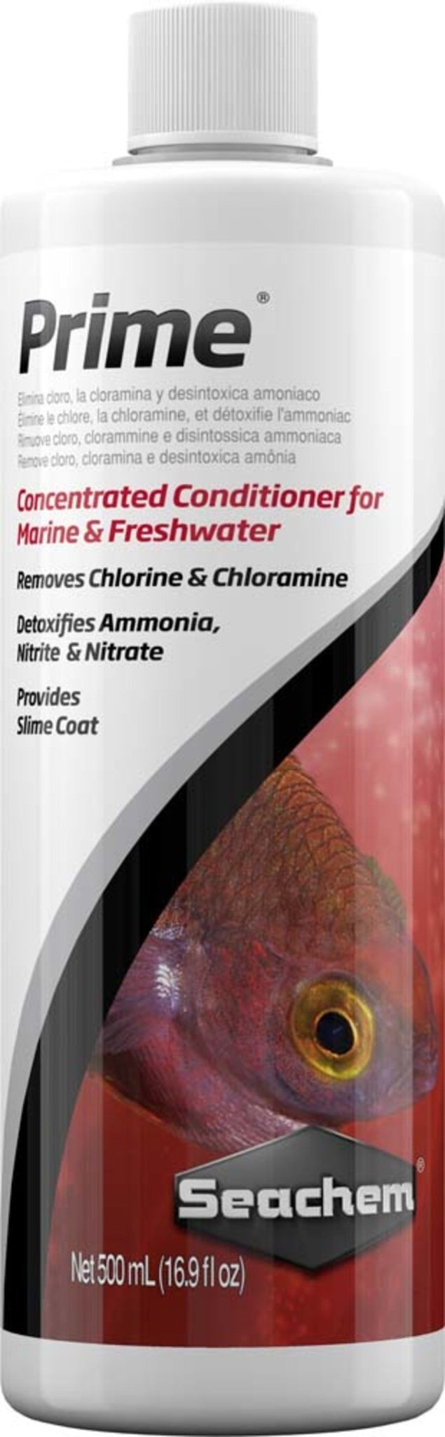Seachem Laboratories Prime Ammonia Detoxifier 1ea/500Ml/16.9 oz - Keepin' it Reef