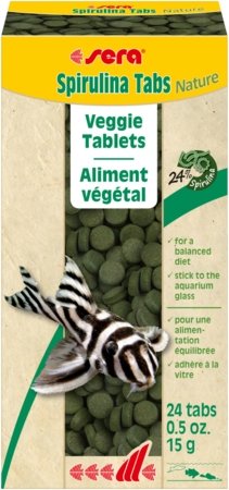 Sera Spirulina Tabs, Nature, 0.5oz, 24 tabs - Keepin' it Reef